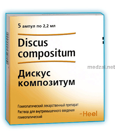 Discus compositum  solution injectable (IM) BIOLOGISCHE HEILMITTEL HEEL (ALLEMAGNE) Posologie et mode d