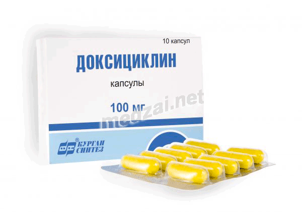 Доксициклин capsule OAO "Sintez" (Fédération de Russie)