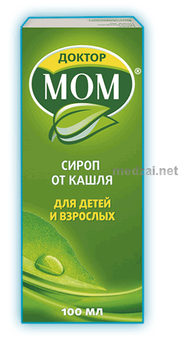 Doktor mom<sup>®</sup>  sirop Johnson & Johnson (Fédération de Russie) Posologie et mode d