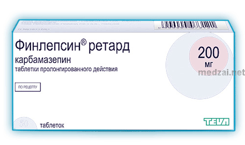 Финлепсинретард таблетки пролонгированного действия; Тева Фармацевтические Предприятия Лтд (Израиль)