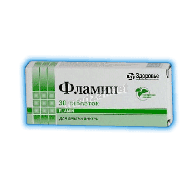 Фламин comprimé Pharmaceutical société  "Santé " (Ukraine)
