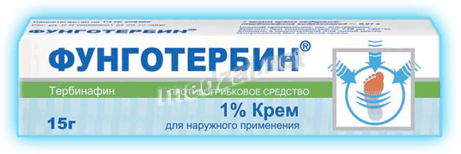 Fungoterbine  crème pour application cutanée AO "Nigfarm" (Fédération de Russie) Posologie et mode d