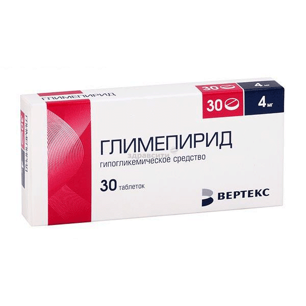 Глимепирид comprimé WERTEKS (Fédération de Russie)