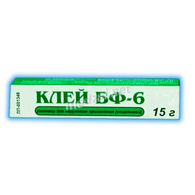 Gluten bf-6  solution pour application cutanée OOO "Toulskaya farmaçevticheskaya fabrika" (Fédération de Russie) Posologie et mode d