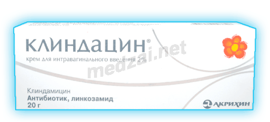 Clindacin  crème vaginale AKRIKHIN (Fédération de Russie) Posologie et mode d