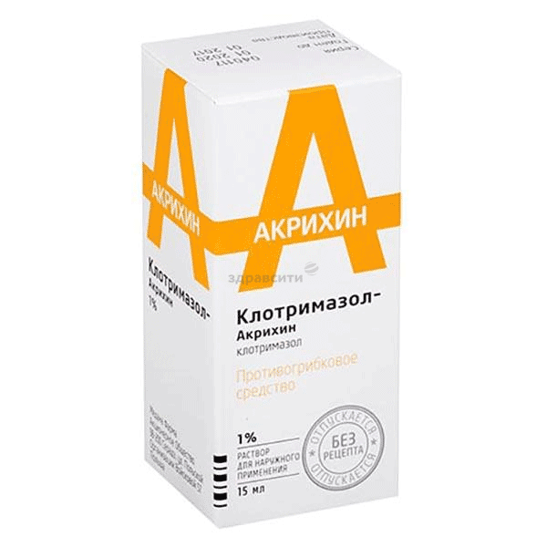 Клотримазол-Акрихин solution pour application cutanée MEDANA PHARMA (POLOGNE)