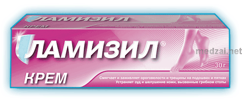 Ламизил крем для наружного применения; АО "ГлаксоСмитКляйн Хелскер" (Россия)