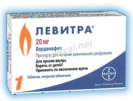 Левитра comprimé pelliculé Bayer AG (ALLEMAGNE)