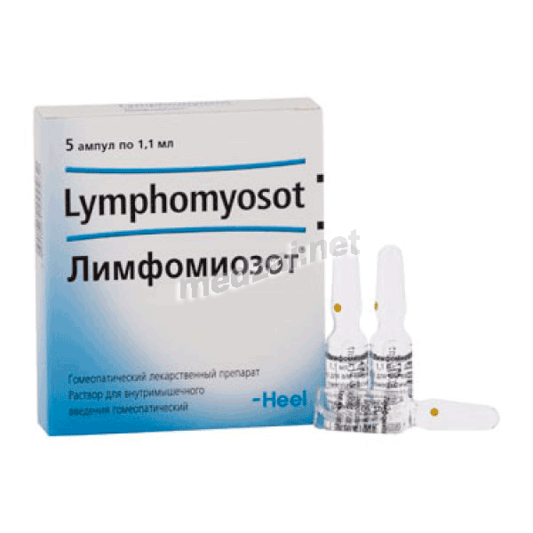 Lymphomyosot  solution injectable (IM) BIOLOGISCHE HEILMITTEL HEEL (ALLEMAGNE) Posologie et mode d