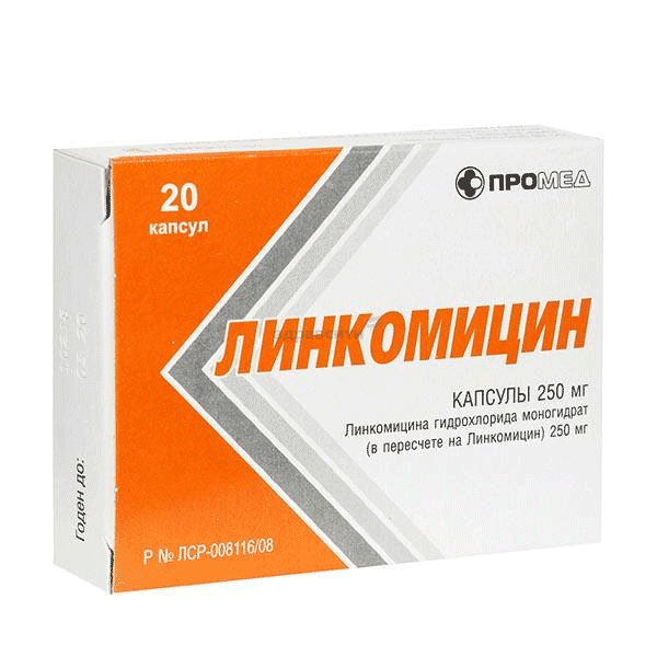 Линкомицин capsule OOO "Proizvodstvo Medikamentov" (Fédération de Russie)