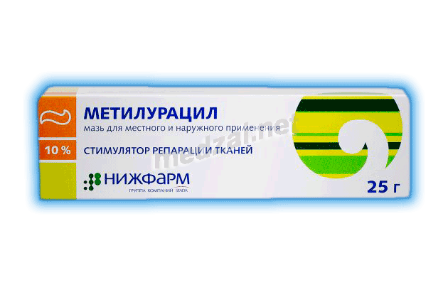 Метилурацил pommade pour application cutanée et locale AO "Nigfarm" (Fédération de Russie)