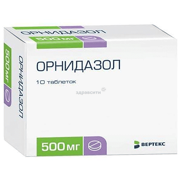 Орнидазол comprimé vaginal WERTEKS (Fédération de Russie)