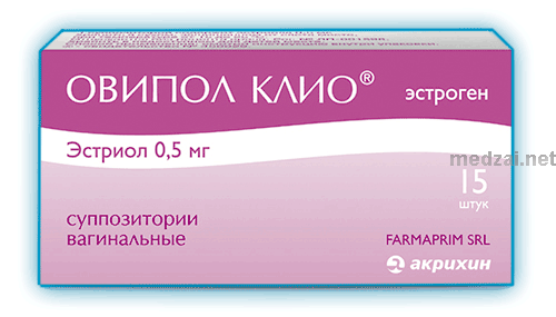 Овипол клио ovules vaginaux AKRIKHIN (Fédération de Russie)