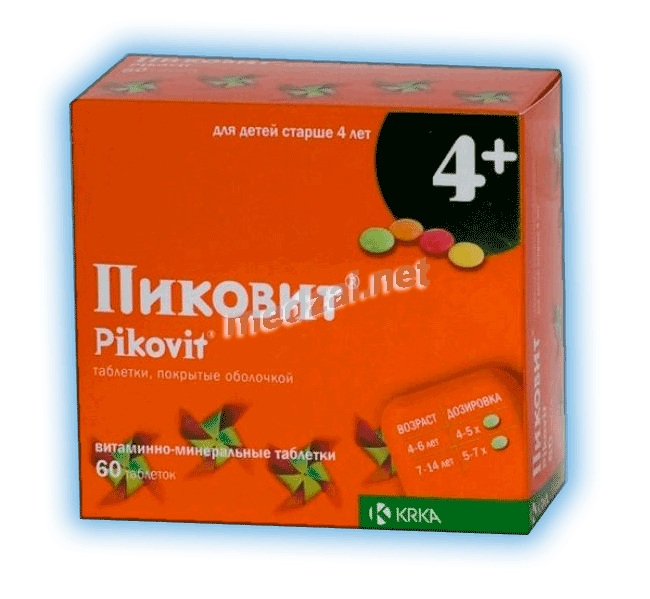 Pikovit  comprimé enrobé KRKA (SLOVENIE) Posologie et mode d