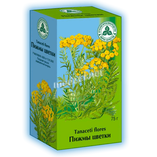 Пижмы цветки цветки измельченные; АО "Красногорсклексредства" (Россия)