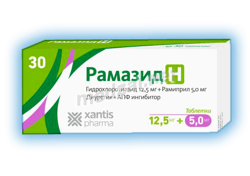 Рамазид h таблетки; Ксантис Фарма Лимитед (КИПР)