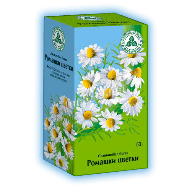 Ромашки аптечной цветки цветки измельченные; ООО "Лек С+" (Россия)