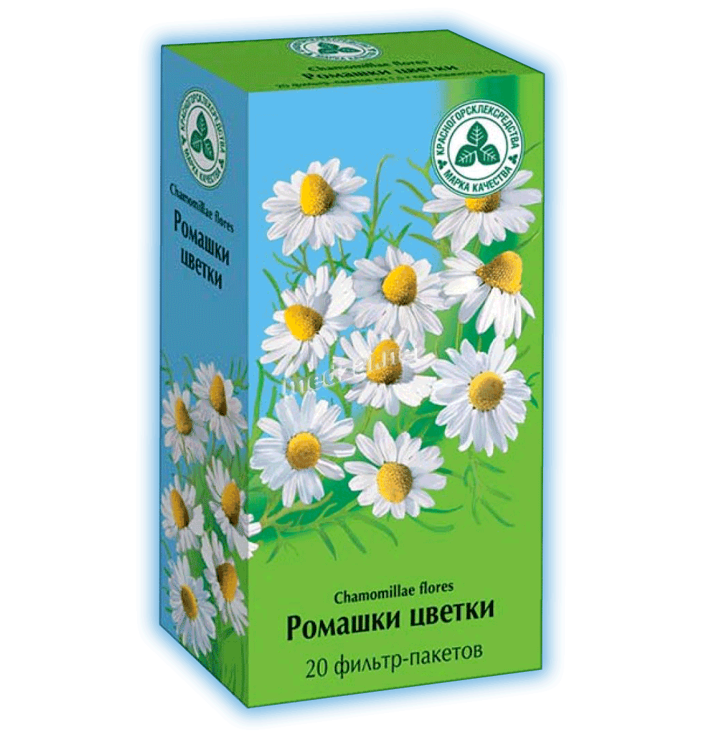 Chamomillae flores  poudre AO "Krasnogorsklexredstva" (Fédération de Russie) Posologie et mode d
