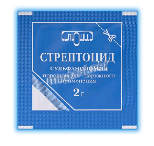 Стрептоцид poudre pour application cutanée OOO "LYaMI" (Fédération de Russie)