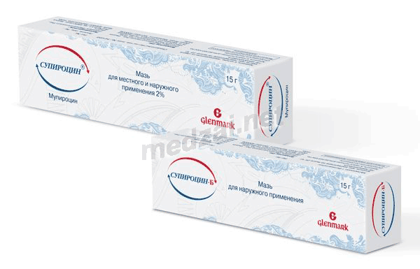 Супироцин-б pommade pour application cutanée GLENMARK PHARMACEUTICALS (Inde)