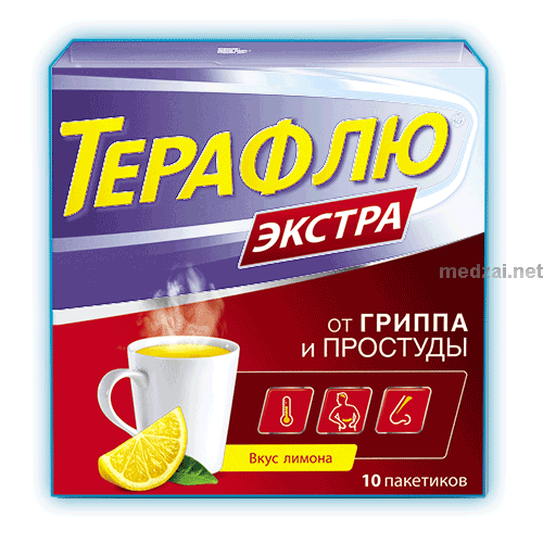 Theraflu<sup>®</sup> extra  poudre pour solution buvable GlaxoSmithKline Consumer Healthcare (Fédération de Russie) Posologie et mode d