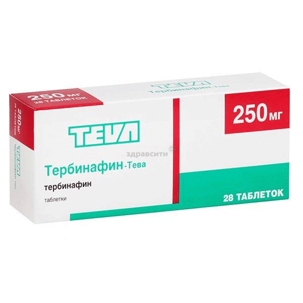 Тербинафин  таблетки; Тева Фармацевтические Предприятия Лтд (Израиль)