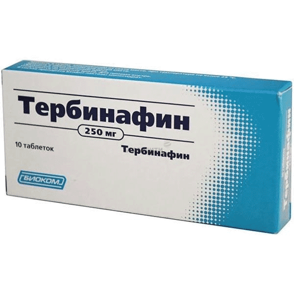 Тербинафин  таблетки; ЗАО "Биоком" (Россия)