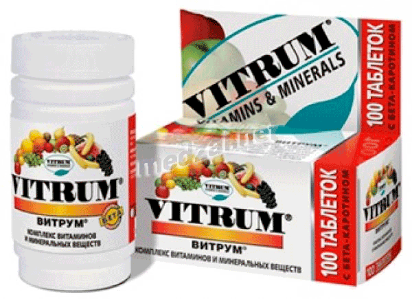 Vitrum<sup>®</sup>  comprimé pelliculé Unipharm, Inc. (États-Unis) Posologie et mode d