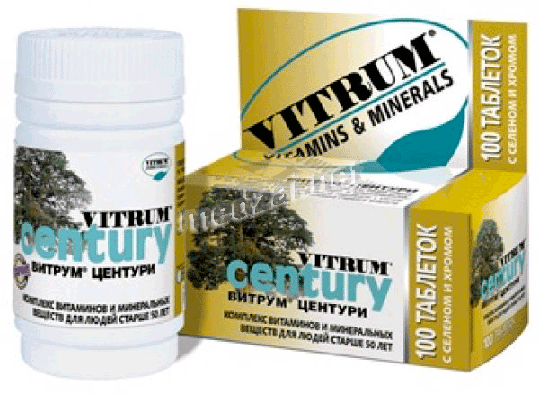 Vitrum<sup>®</sup> century  comprimé enrobé Unipharm, Inc. (États-Unis) Posologie et mode d