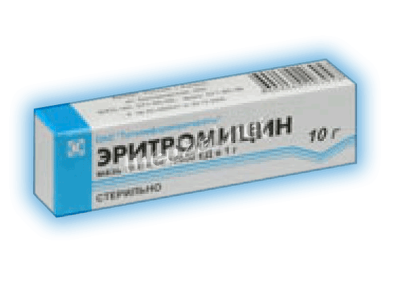 Эритромицин pommade ophtalmique JSC "TATCHEMPHARMPREPARATY" (Fédération de Russie)