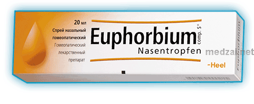 Euphorbium compositum nasentropfen s<sup>®</sup>  solution nasale pour pulvérisation BIOLOGISCHE HEILMITTEL HEEL (ALLEMAGNE) Posologie et mode d