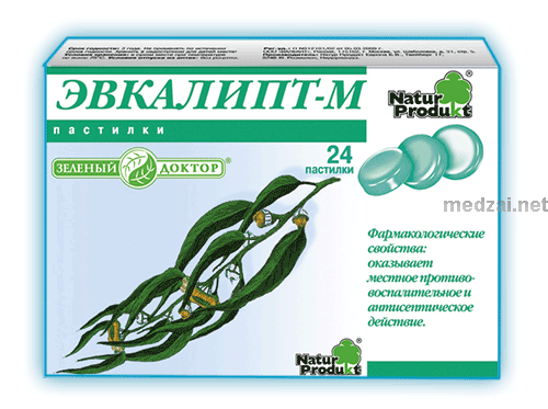 Эвкалипт-м pastille VALEANT PHARMACEUTICALS (Fédération de Russie)