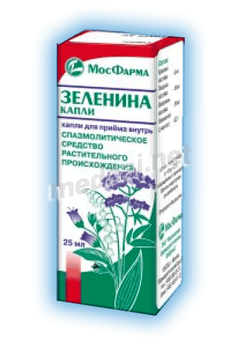Зеленина капли liquide oral MosFarma (Fédération de Russie)