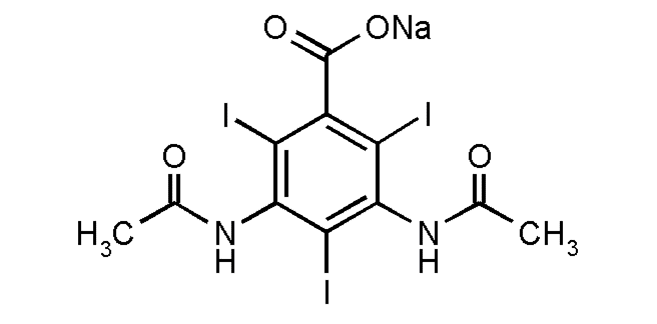 Amidotrizoate de sodium - Pharmacocinétique et effets indésirables. Les médicaments avec le principe actif Amidotrizoate de sodium - Medzai.net