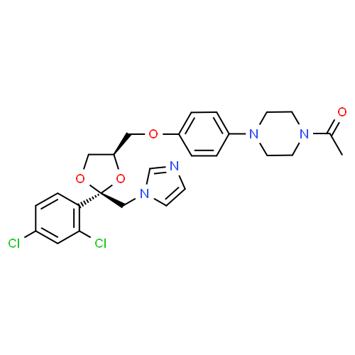 Kétoconazole - Pharmacocinétique et effets indésirables. Les médicaments avec le principe actif Kétoconazole - Medzai.net