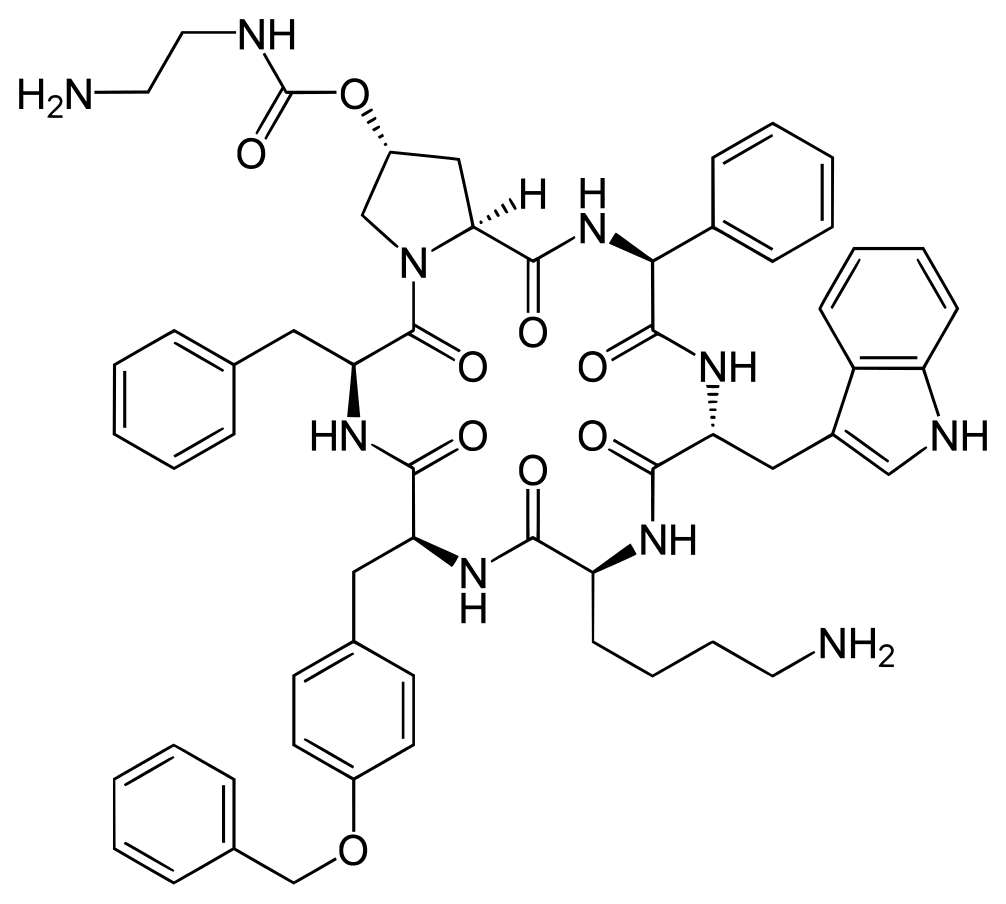 Pasiréotide - Pharmacocinétique et effets indésirables. Les médicaments avec le principe actif Pasiréotide - Medzai.net