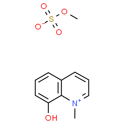 Metilsulfate de n-methylhydroxyquinoleinium - Pharmacocinétique et effets indésirables. Les médicaments avec le principe actif Metilsulfate de n-methylhydroxyquinoleinium - Medzai.net