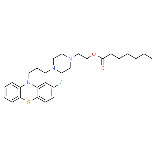 Perphénazine (énantate de) - Pharmacocinétique et effets indésirables. Les médicaments avec le principe actif Perphénazine (énantate de) - Medzai.net