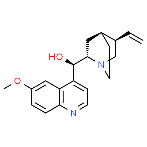 Quinine - Pharmacocinétique et effets indésirables. Les médicaments avec le principe actif Quinine - Medzai.net