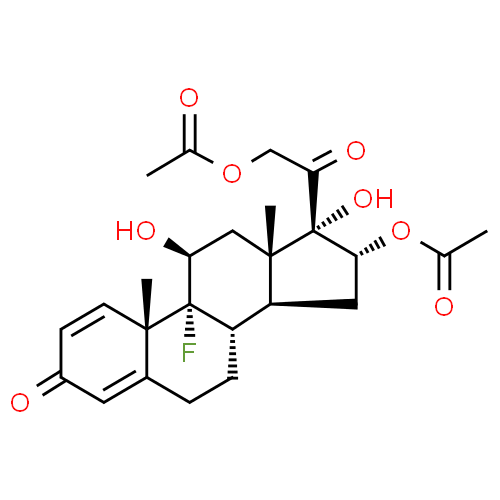 Acétonide de triamcinolone - Pharmacocinétique et effets indésirables. Les médicaments avec le principe actif Acétonide de triamcinolone - Medzai.net