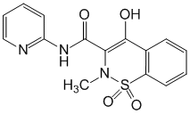 Piroxicam - Pharmacocinétique et effets indésirables. Les médicaments avec le principe actif Piroxicam - Medzai.net
