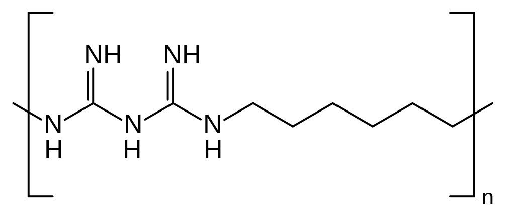 Полигексанид - фармакокинетика и побочные действия. Препараты, содержащие Полигексанид - Medzai.net