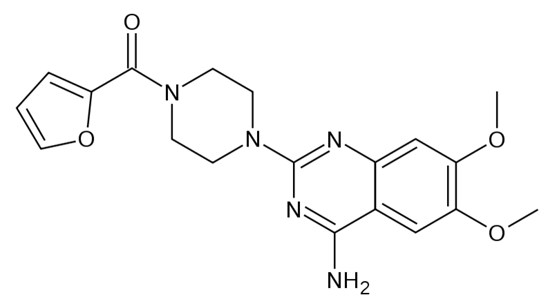 Prazosine - Pharmacocinétique et effets indésirables. Les médicaments avec le principe actif Prazosine - Medzai.net