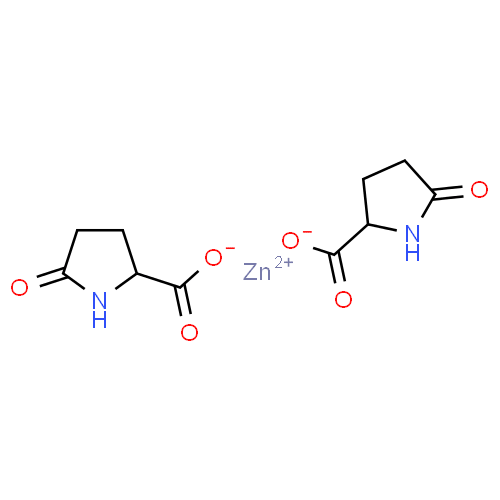 Di(oxo-5-pyrrolidone carboxylate-2) de zinc - Pharmacocinétique et effets indésirables. Les médicaments avec le principe actif Di(oxo-5-pyrrolidone carboxylate-2) de zinc - Medzai.net