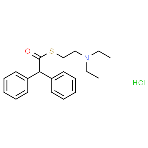 Thiphenamil - Pharmacocinétique et effets indésirables. Les médicaments avec le principe actif Thiphenamil - Medzai.net