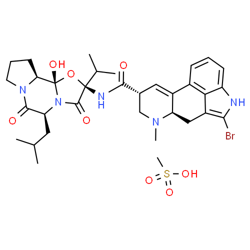 Bromocriptine - Pharmacocinétique et effets indésirables. Les médicaments avec le principe actif Bromocriptine - Medzai.net