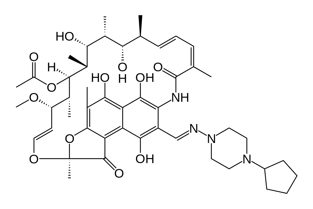 Рифапентин - фармакокинетика и побочные действия. Препараты, содержащие Рифапентин - Medzai.net