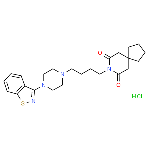 Tiospirone - Pharmacocinétique et effets indésirables. Les médicaments avec le principe actif Tiospirone - Medzai.net