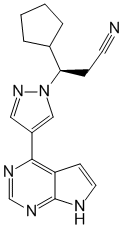 Ruxolitinib - Pharmacocinétique et effets indésirables. Les médicaments avec le principe actif Ruxolitinib - Medzai.net