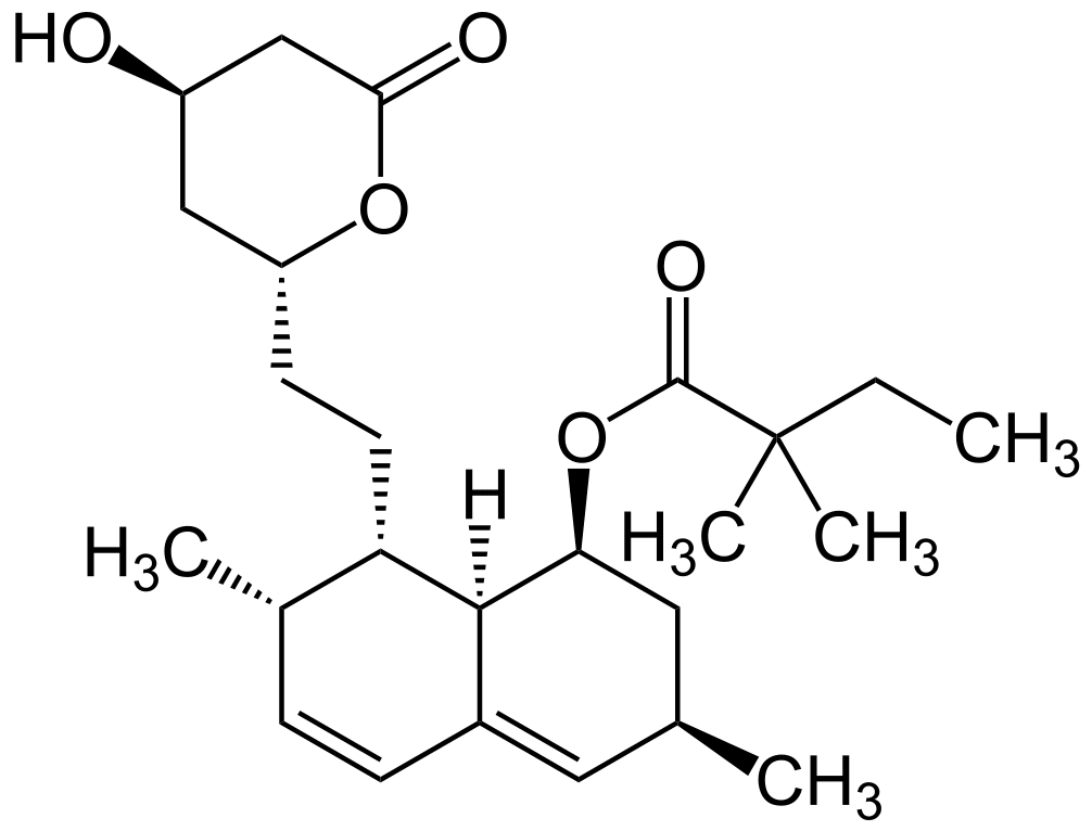 Симвастатин - фармакокинетика и побочные действия. Препараты, содержащие Симвастатин - Medzai.net